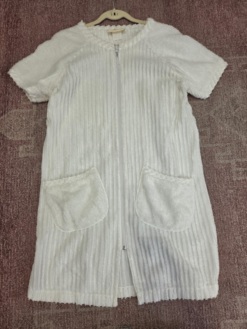 Stan Herman Vintage 60’s fill zip Terry house dress swim cover robe size 6/8